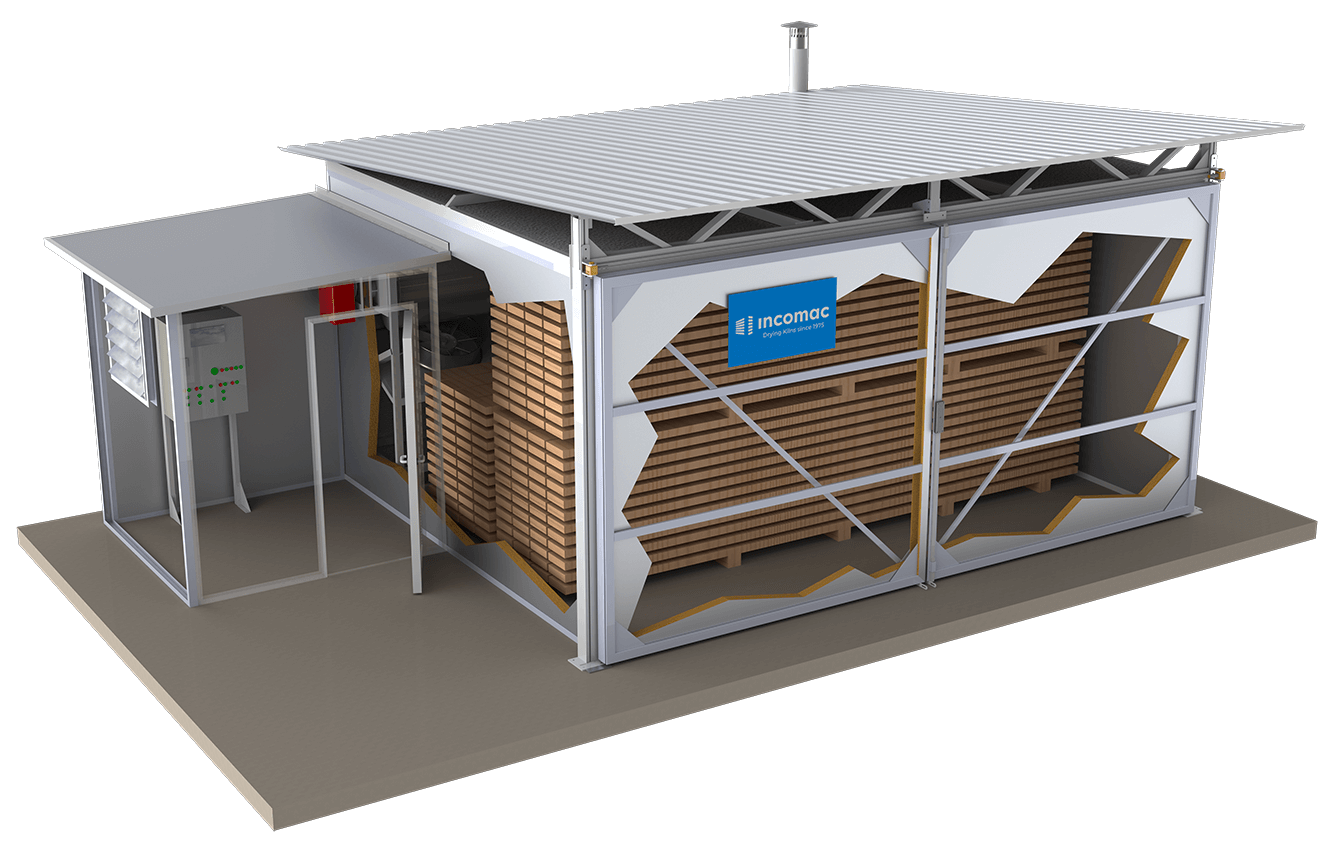 Incomac essiccatoio a gas per legno TAG junior