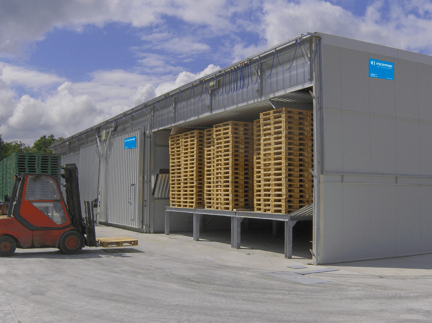 Incomac essiccatoio per il trattamento termico dei pallet PAL