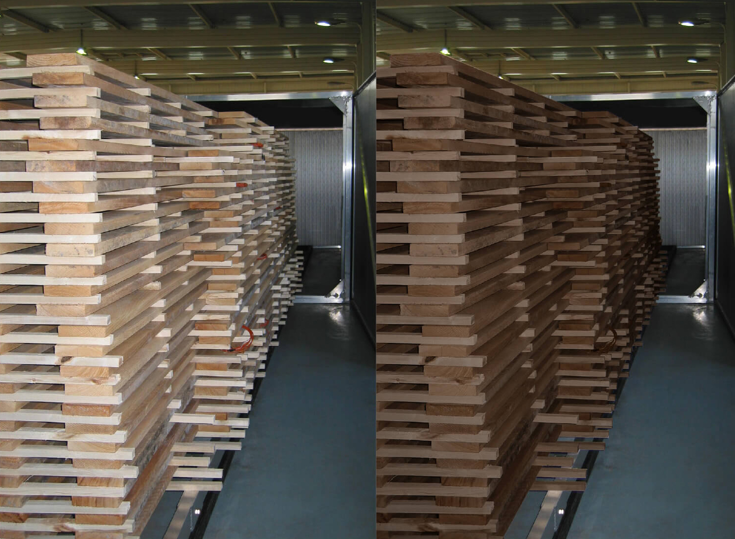impianti per il trattamento termico del legno ad alta temperatura Incomac